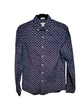 J.crew Slim Fit Shirt Mens Stretch Secret Wash Long Sleeve Casual Button Down sz